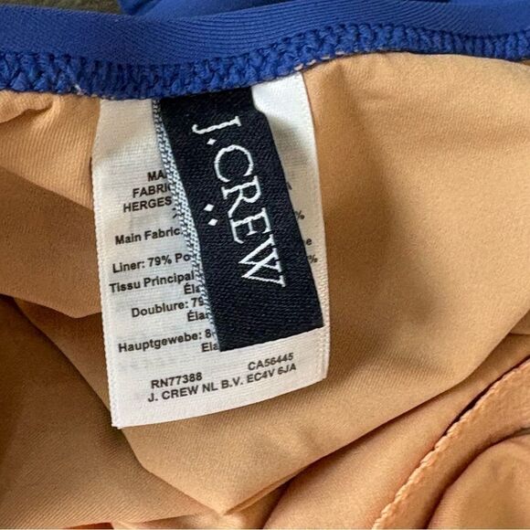 J Crew Tie-shoulder swimsuit in Brilliant Blue - Picture 6 of 8